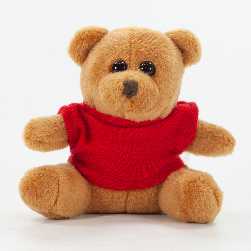 10cm Mini Beanie Bear - Brown - Image 24