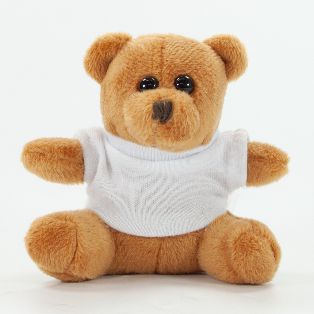 10cm Mini Beanie Bear - Brown - Image 10