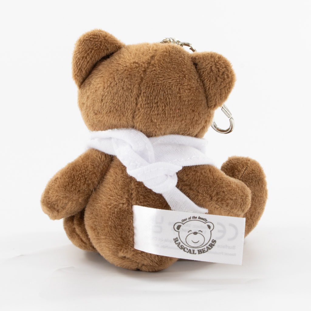 9cm Taylor Keyring Bear - Brown - Image 20
