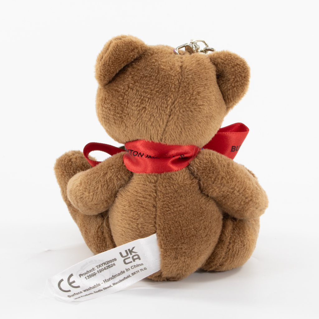 9cm Taylor Keyring Bear - Brown - Image 13