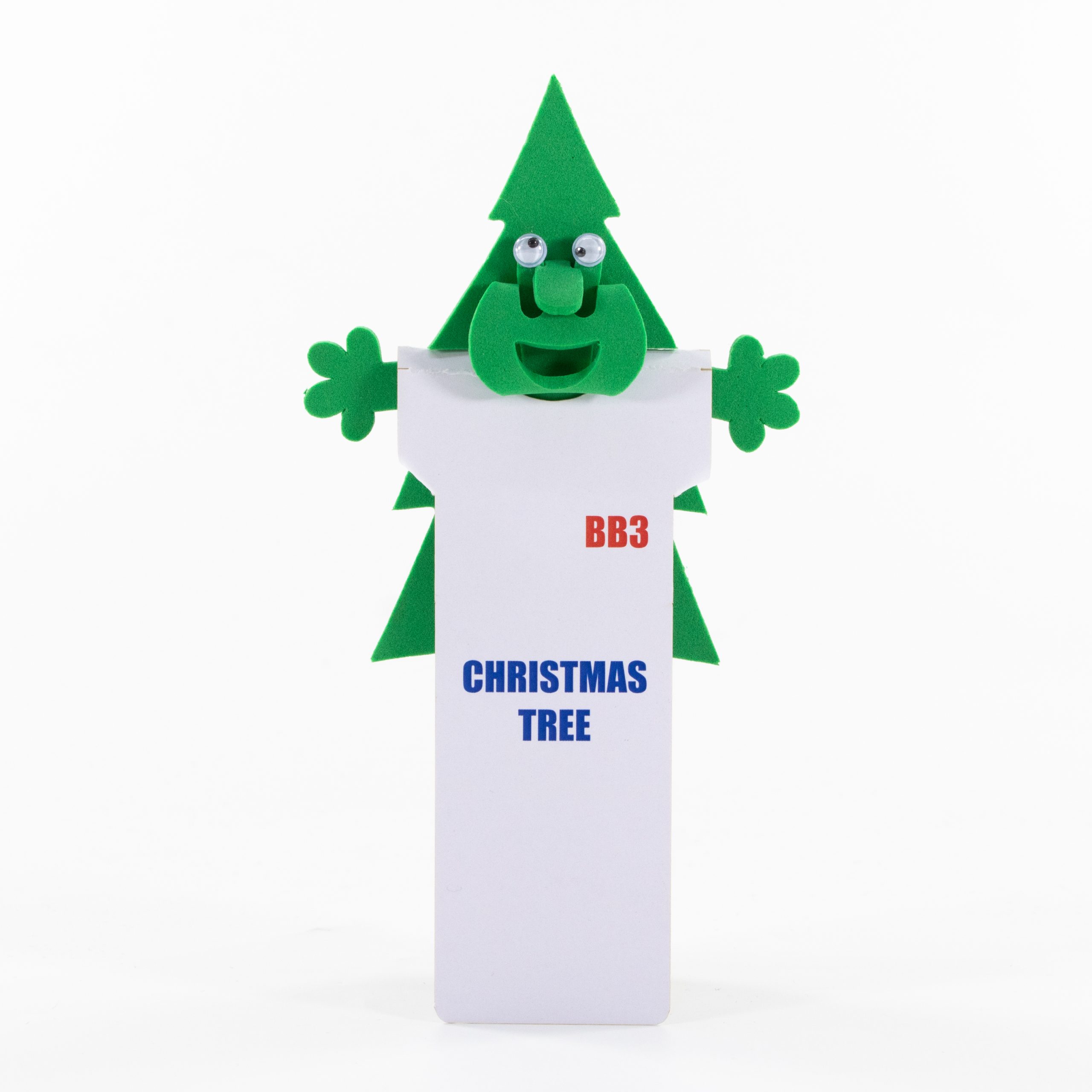 BB3 3D character Bookmark - Christmas Tree