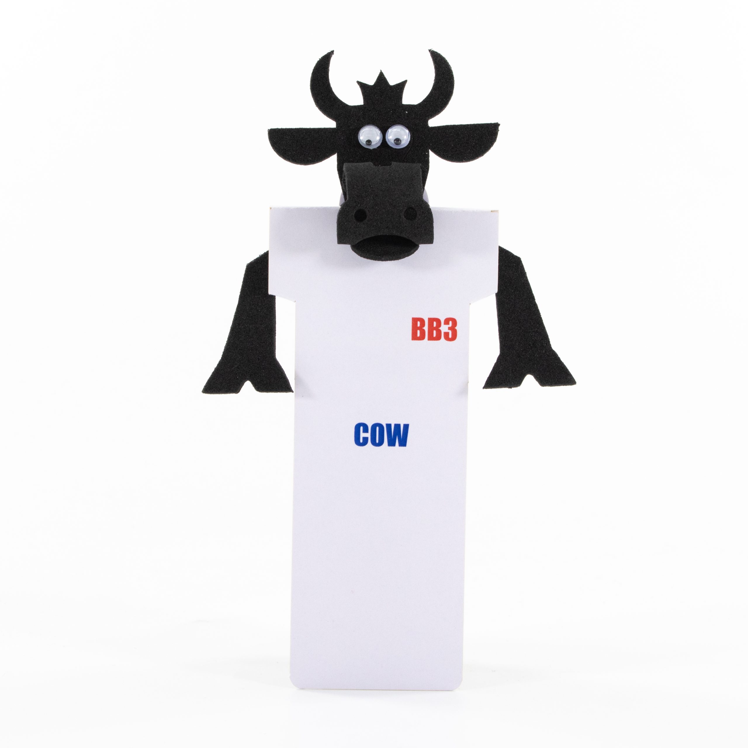 BB3 3D character Bookmark - Cow