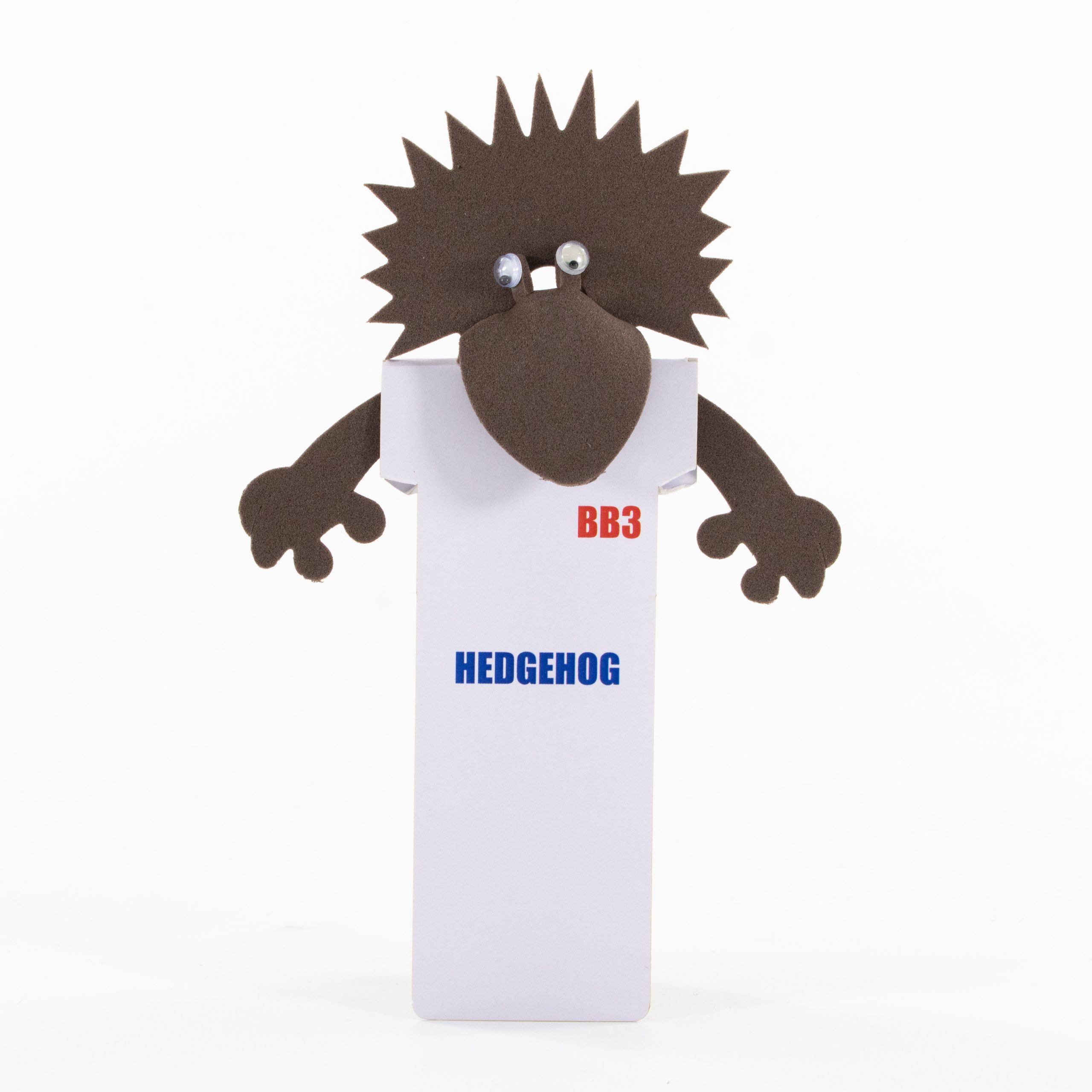 BB3 3D character Bookmark - Hedgehog