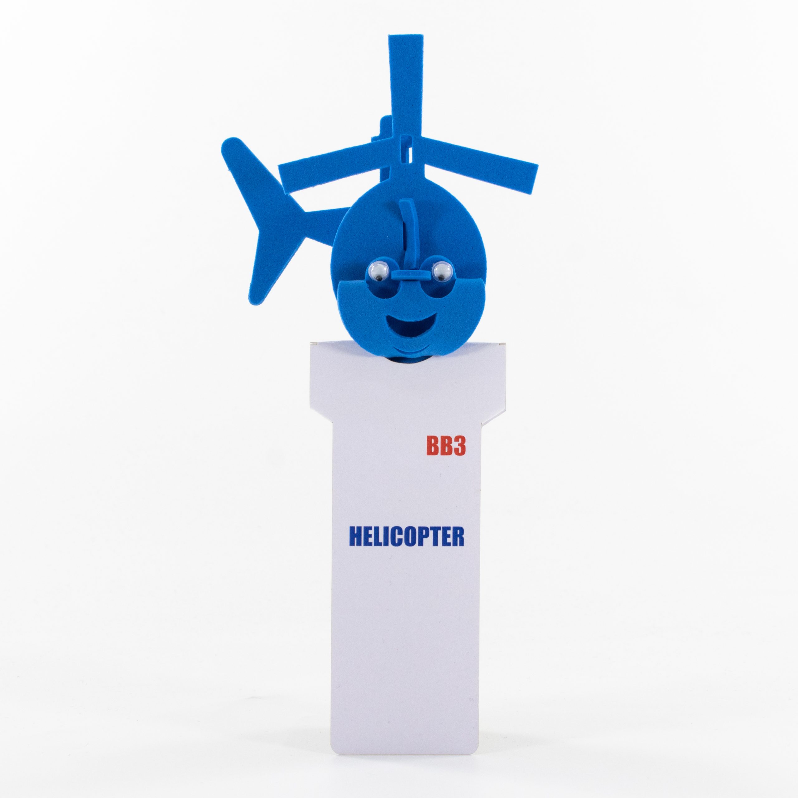 BB3 3D character Bookmark - Helicopter