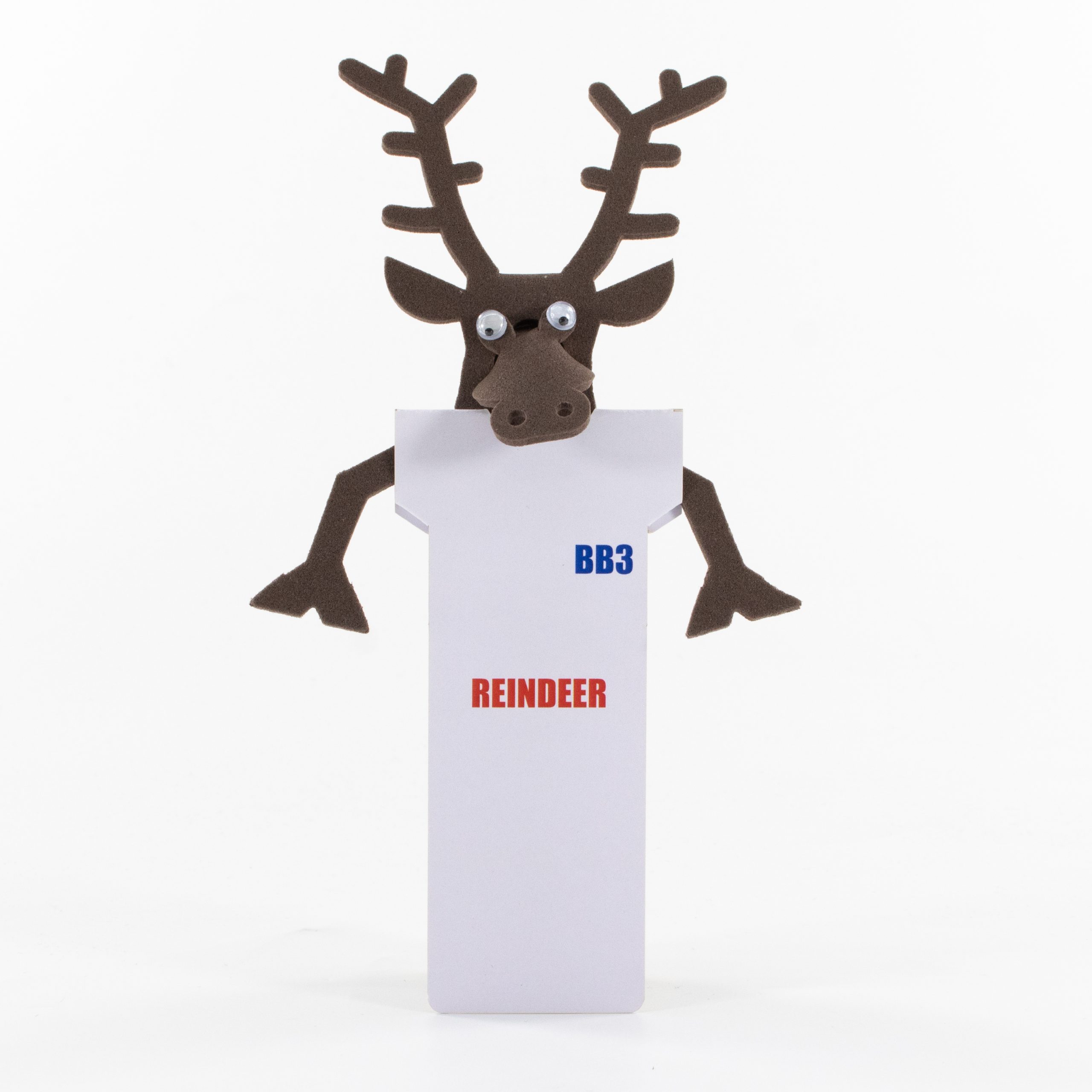 BB3 3D character Bookmark - Reindeer