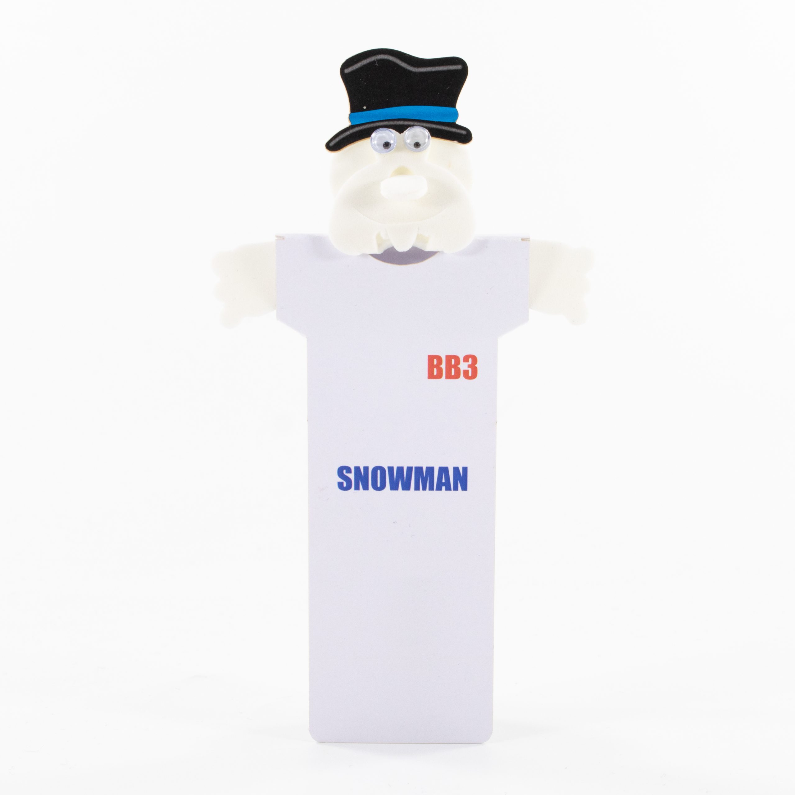 BB3 3D character Bookmark - Snowman