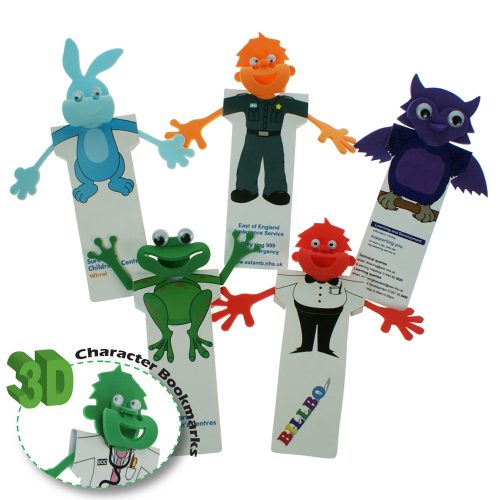 BB4 3D character body bookmark