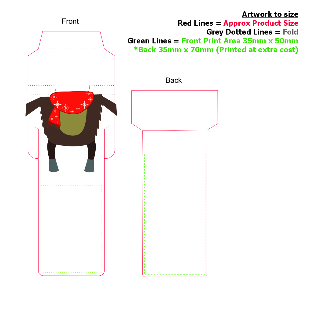 BB4 3D character Bookmark – Reindeer - Image 3