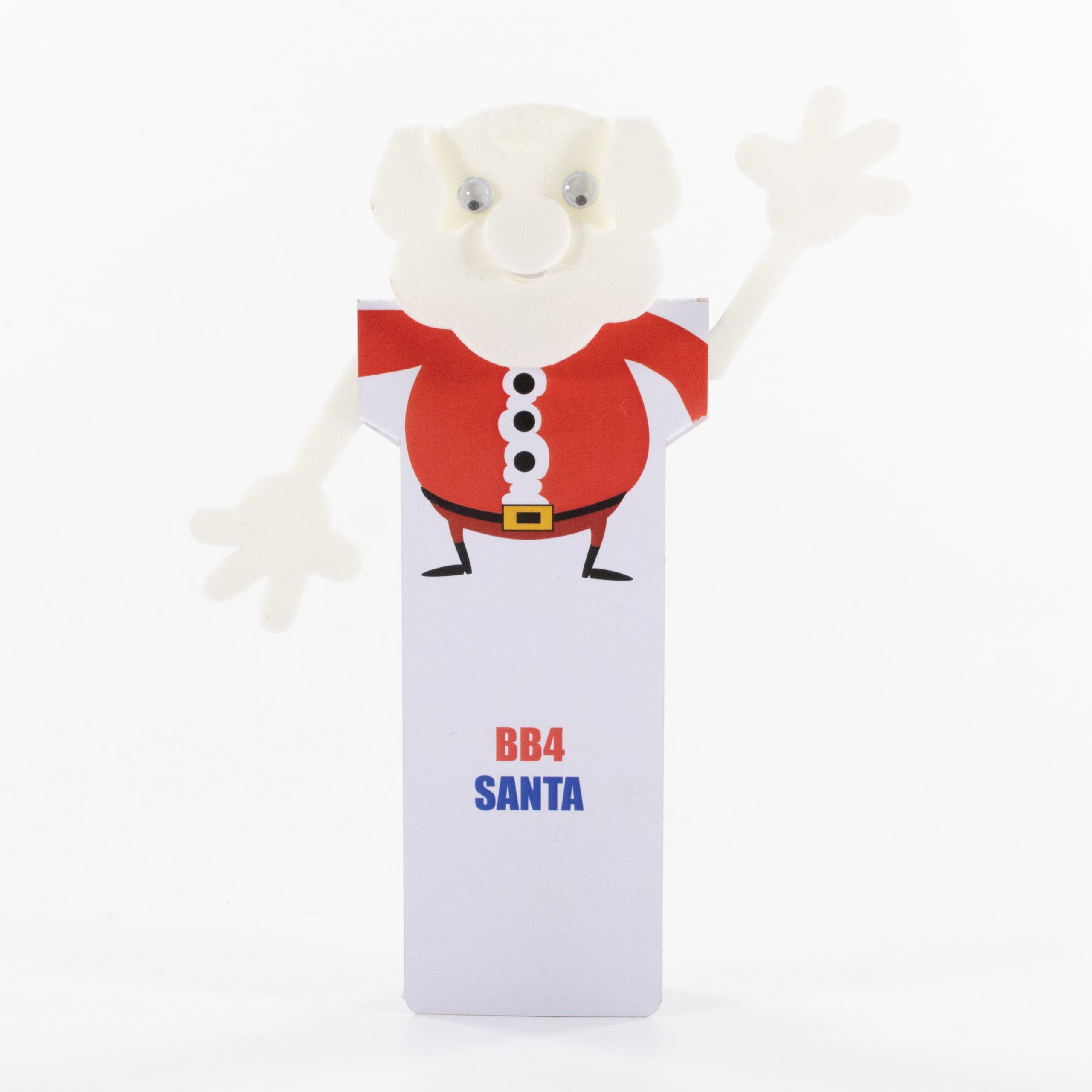 BB4 3D character Bookmark – Santa