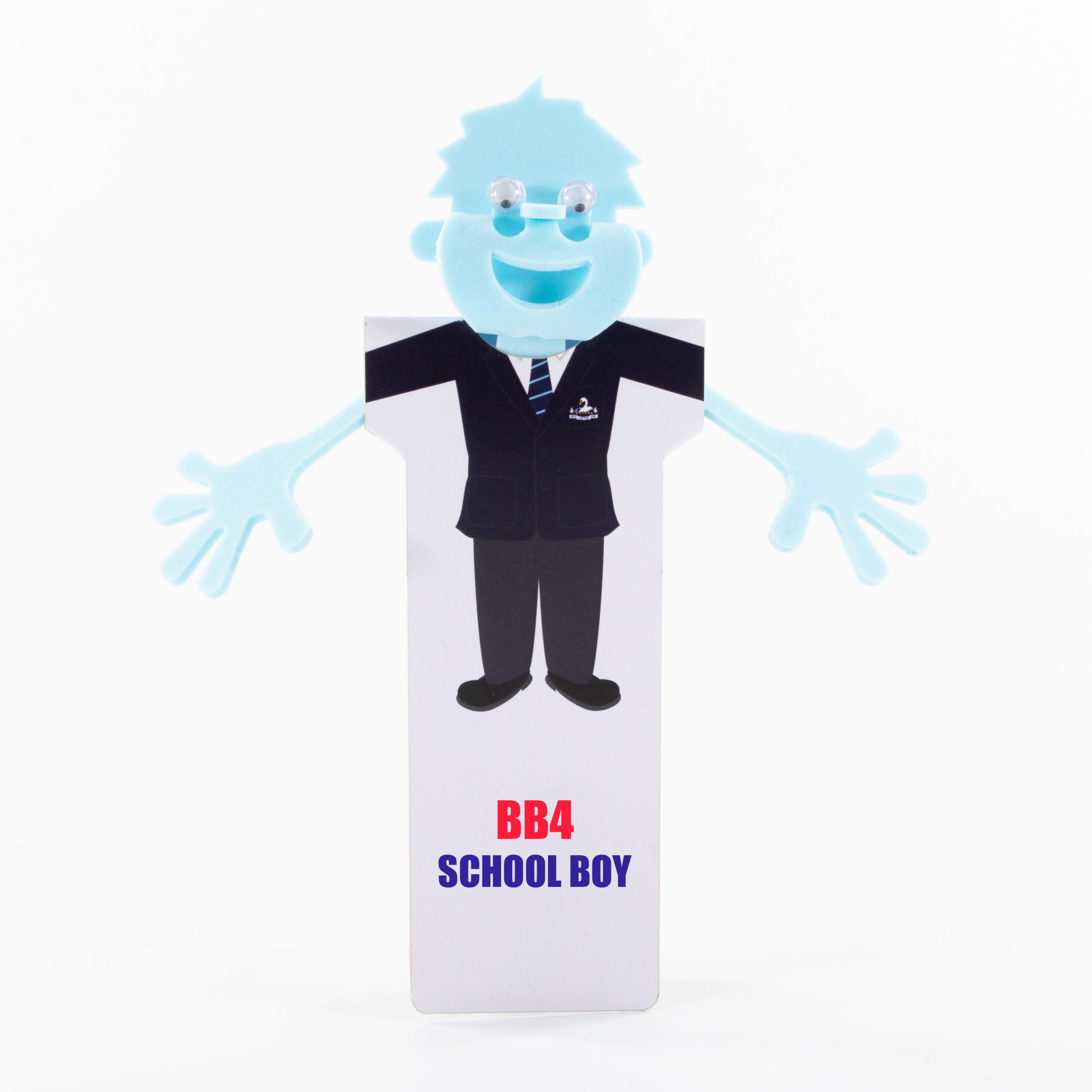 BB4 3D character Bookmark – School Boy
