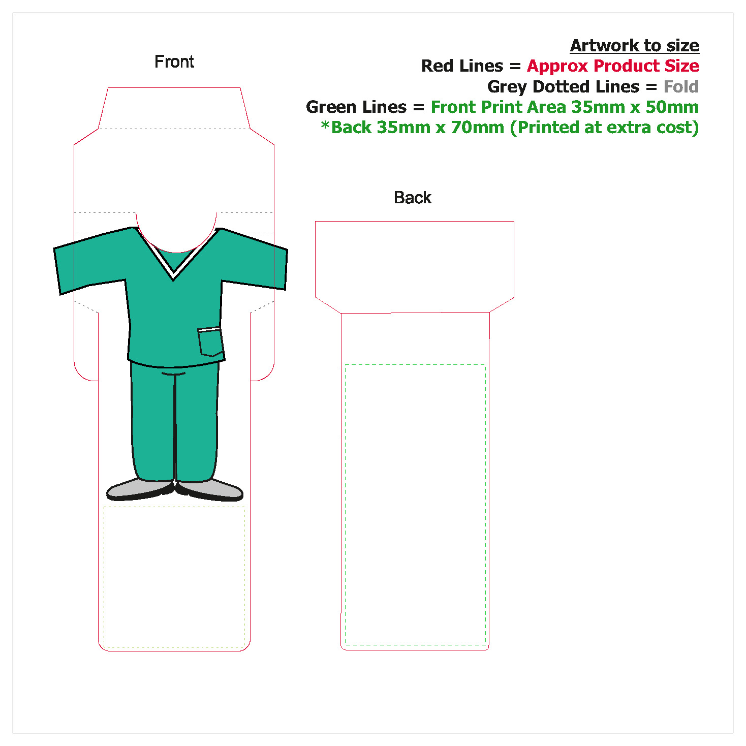 BB4 3D character Bookmark – Scrubs - Image 3