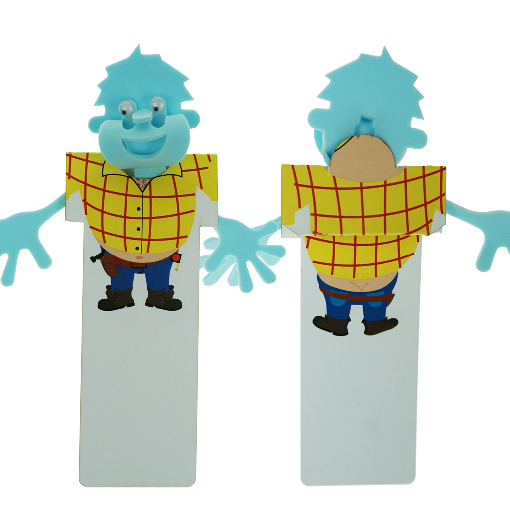 BB6 3D Cheeky character body bookmark - Builder