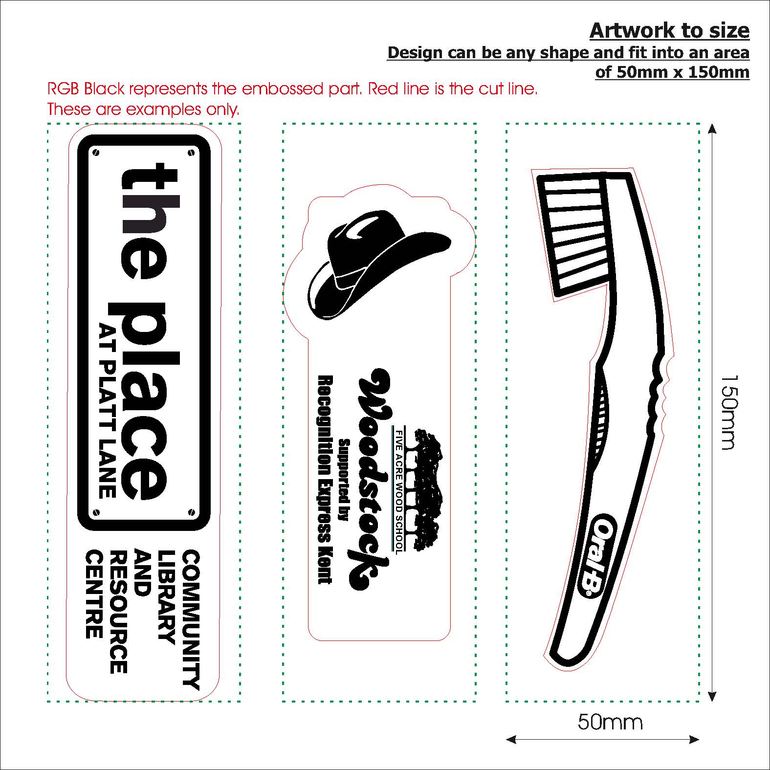 Foam Embossed Bookmarks - Image 2