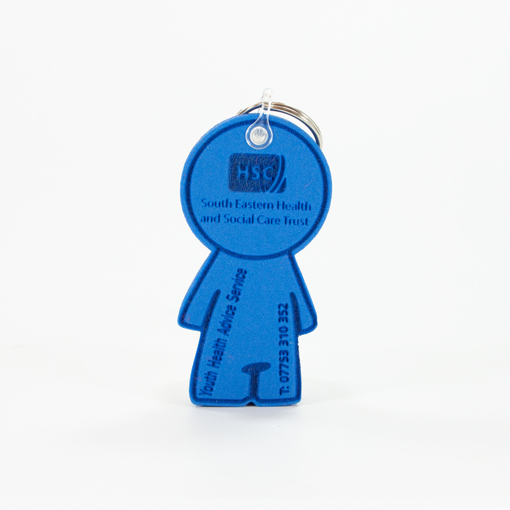 Foam Embossed Keyrings - Image 2