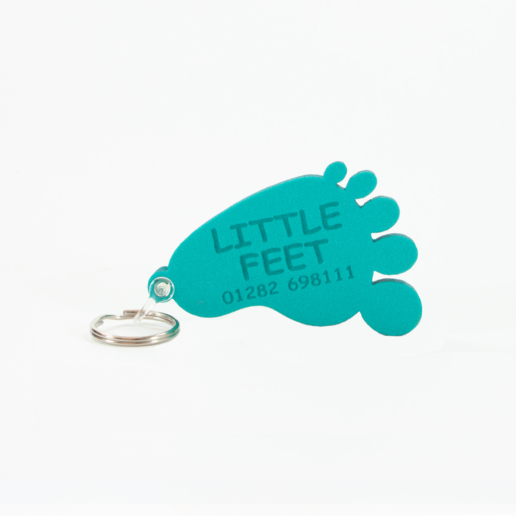 Foam Embossed Keyrings