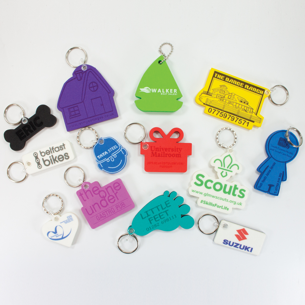 Foam Embossed Keyrings - Image 8