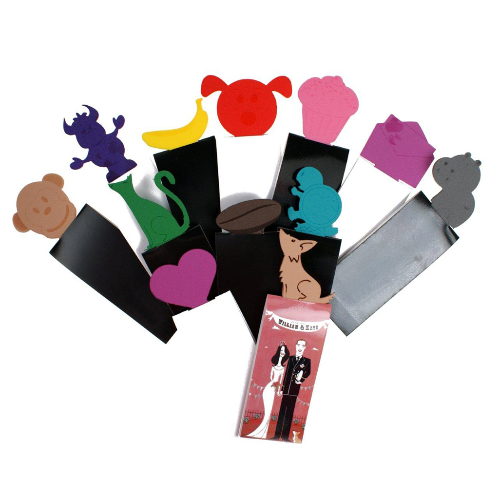 Foam Topped Magnetic Bookmark