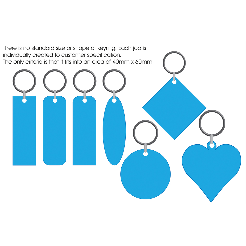 Foam Embossed Keyrings - Image 10
