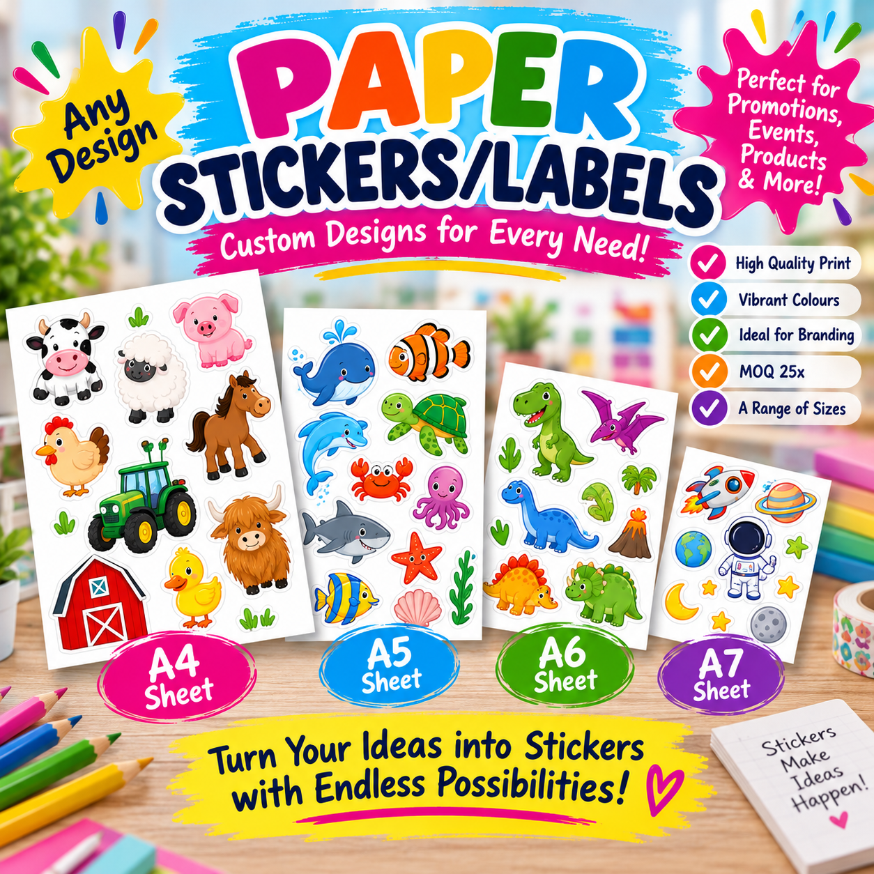 Bespoke stickers
